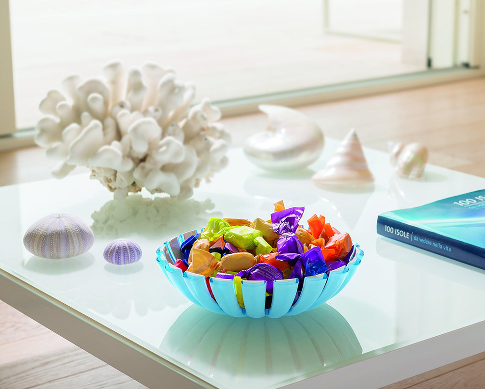 29740081 Блюдо глубокое grace голубое Guzzini  - Вид №1