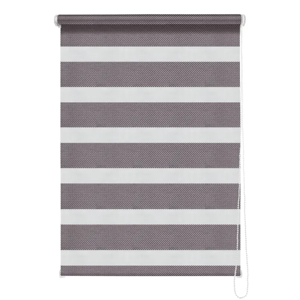 Штора рулонная день-ночь Liza 80x160 см серо-сиреневая MIAMOZA Коллекция 2024г STLM-2039195