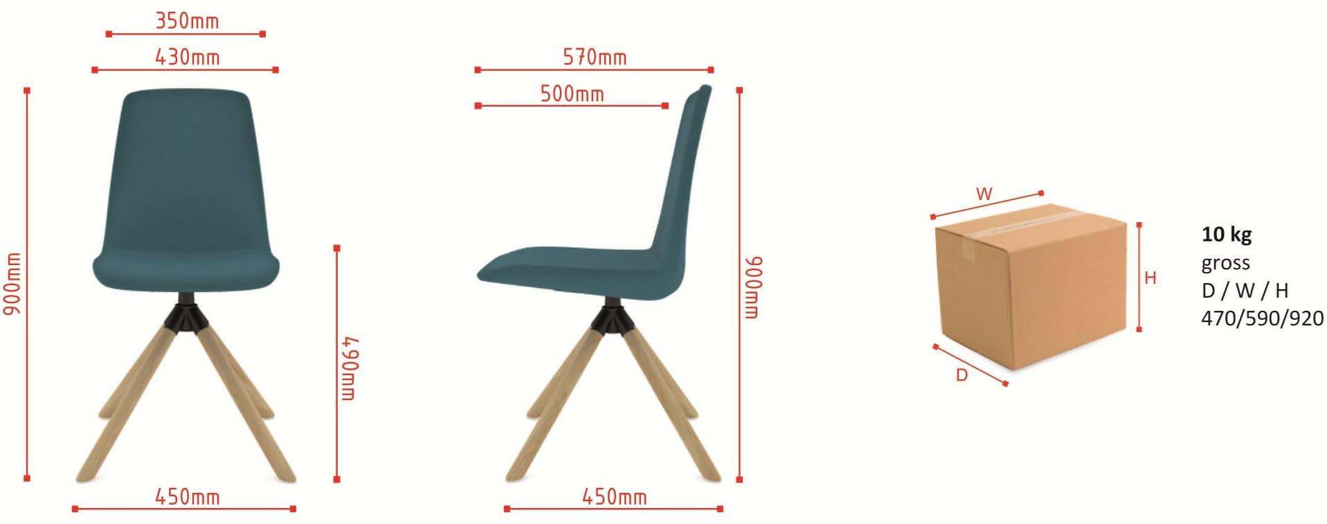 MDD Стул на козелке из ткани Ulti sun-id-1464585 - Вид №9