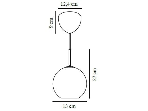 Подвесной светильник из дутого стекла и металла Nordlux Franca ARCH-00032967 - Вид №4