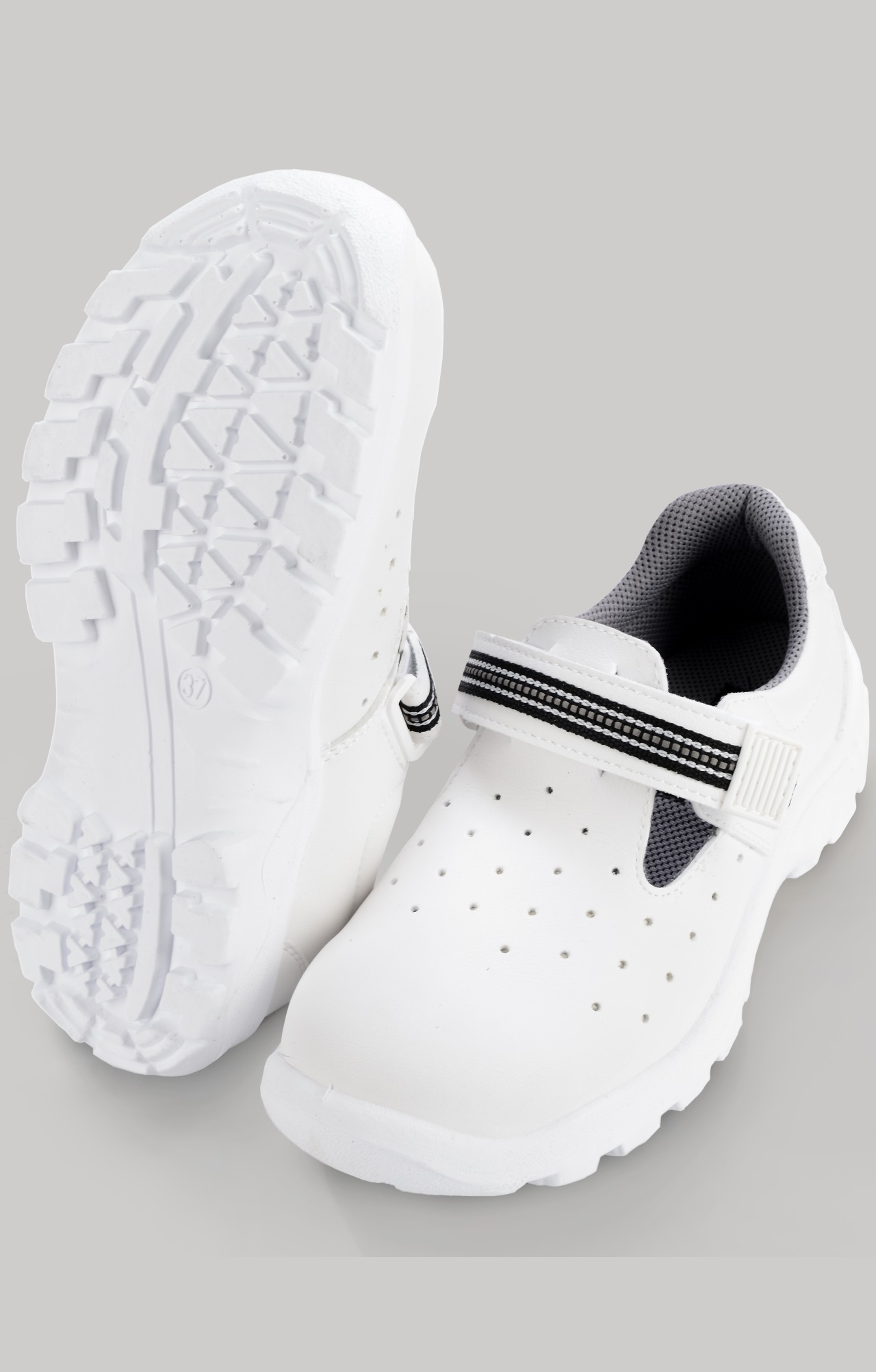 5030261 Сандалии "Weiß" белые c металлическим подноском  Спецобувь с металлическим и композитным подноском  размер 44 Спецодежда  - Вид №1