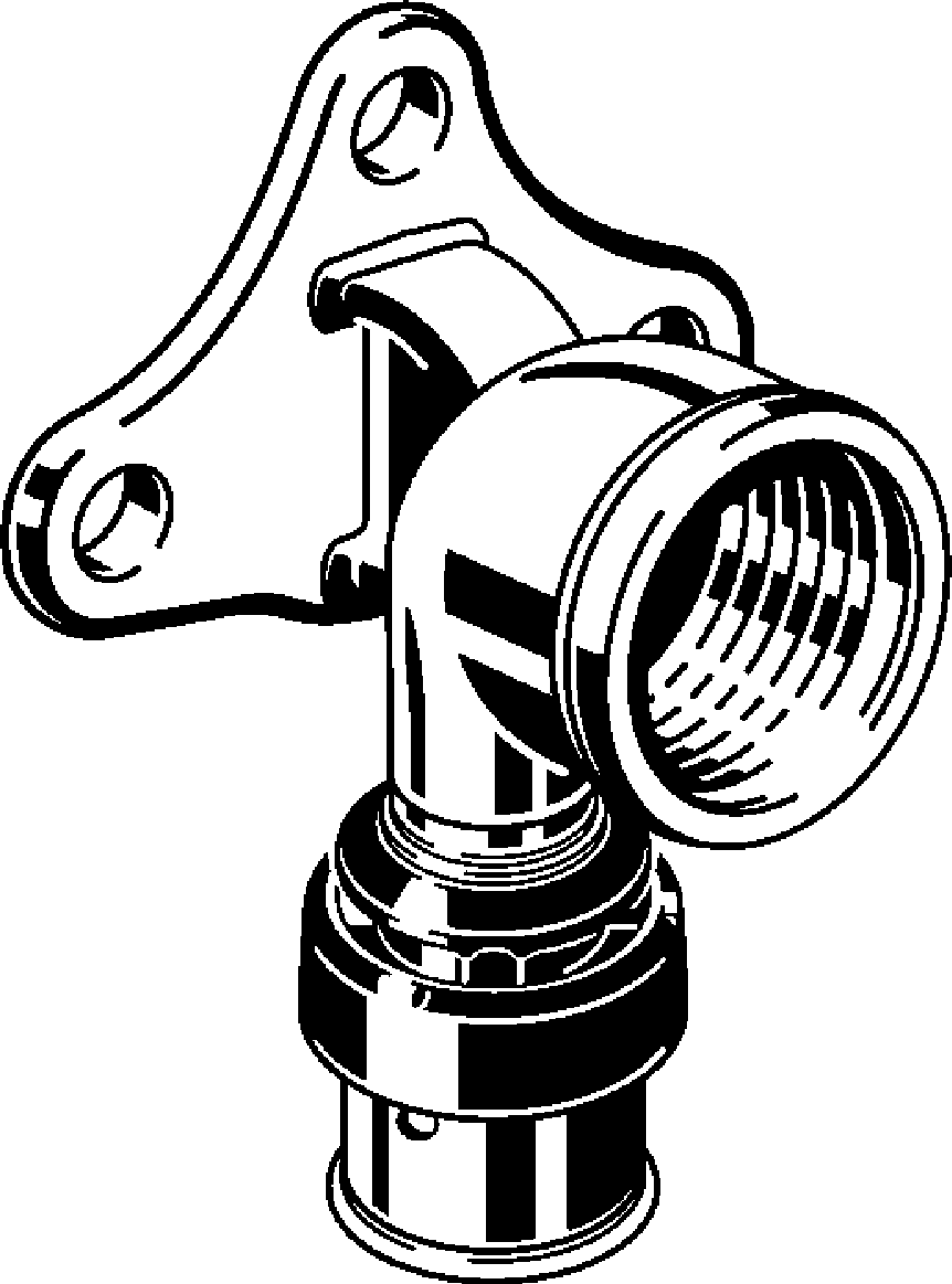 Viega Водорозетка Viega Smartpress 6725.5 (729479) 729 479 - Вид №1