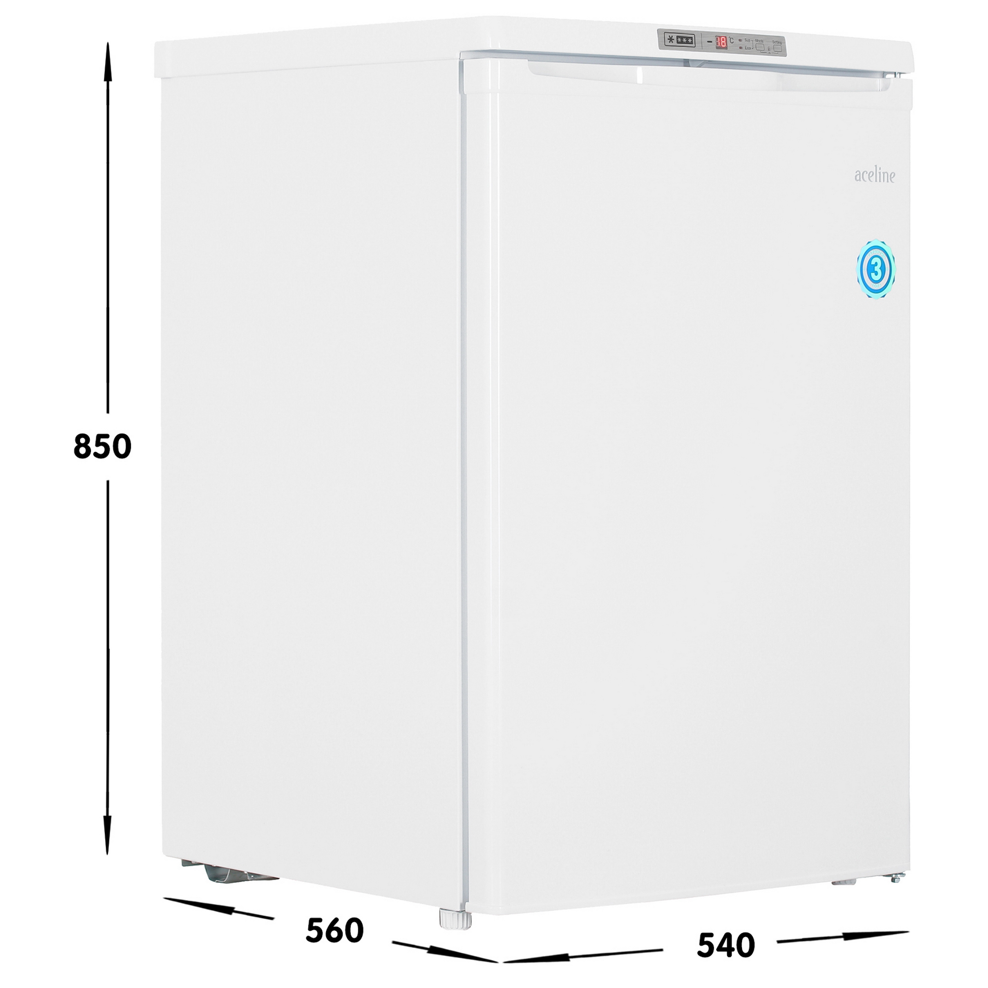5095018 Морозильный шкаф  Aceline F09AHA белый STDN-0103357 - Вид №6