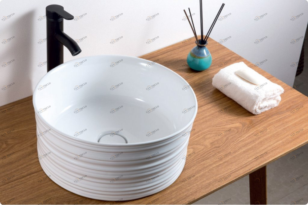 BB1406 Накладная раковина на столешницу  овальная BELBAGNO 