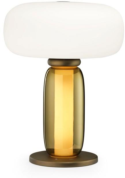 GHIDINI1961 Настольная лампа из латуни и сатинированного стекла sun-id-1410761 - Вид №2