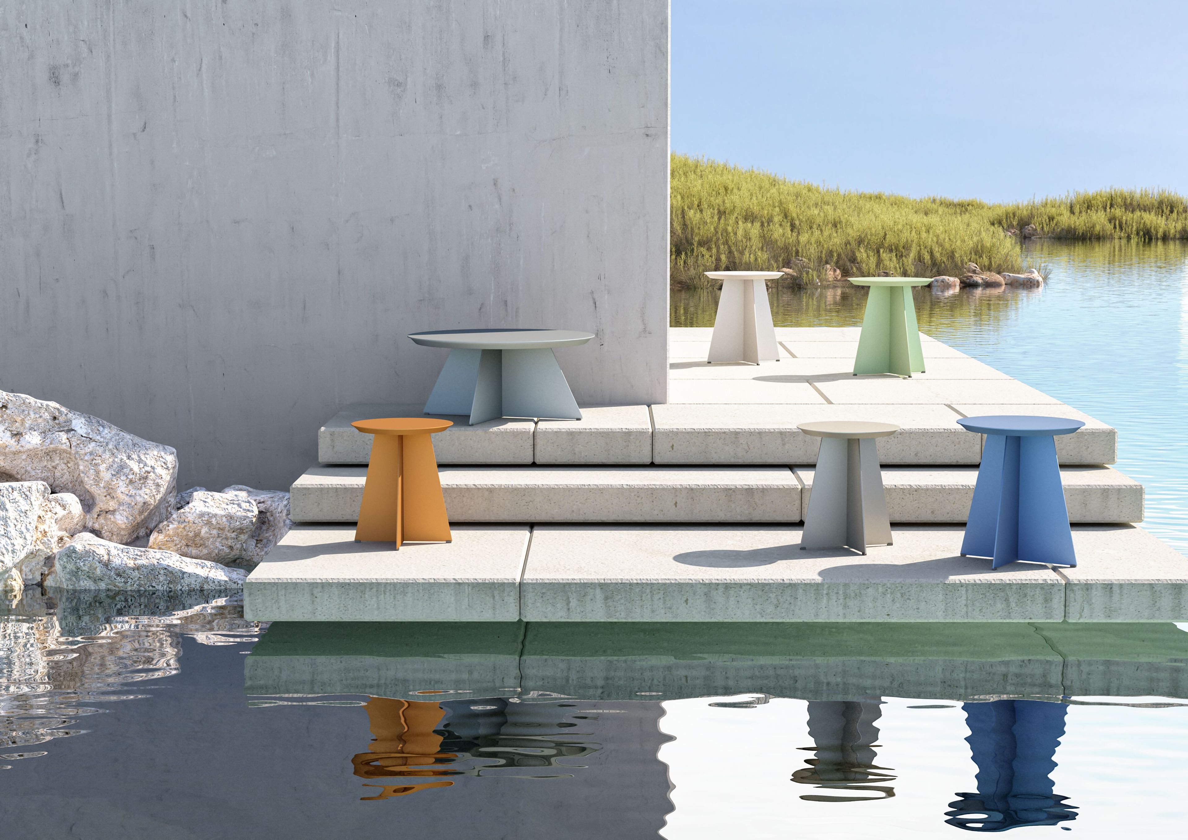 Круглый садовый стол VINEKO Mia ARCH-00059974 - Вид №2