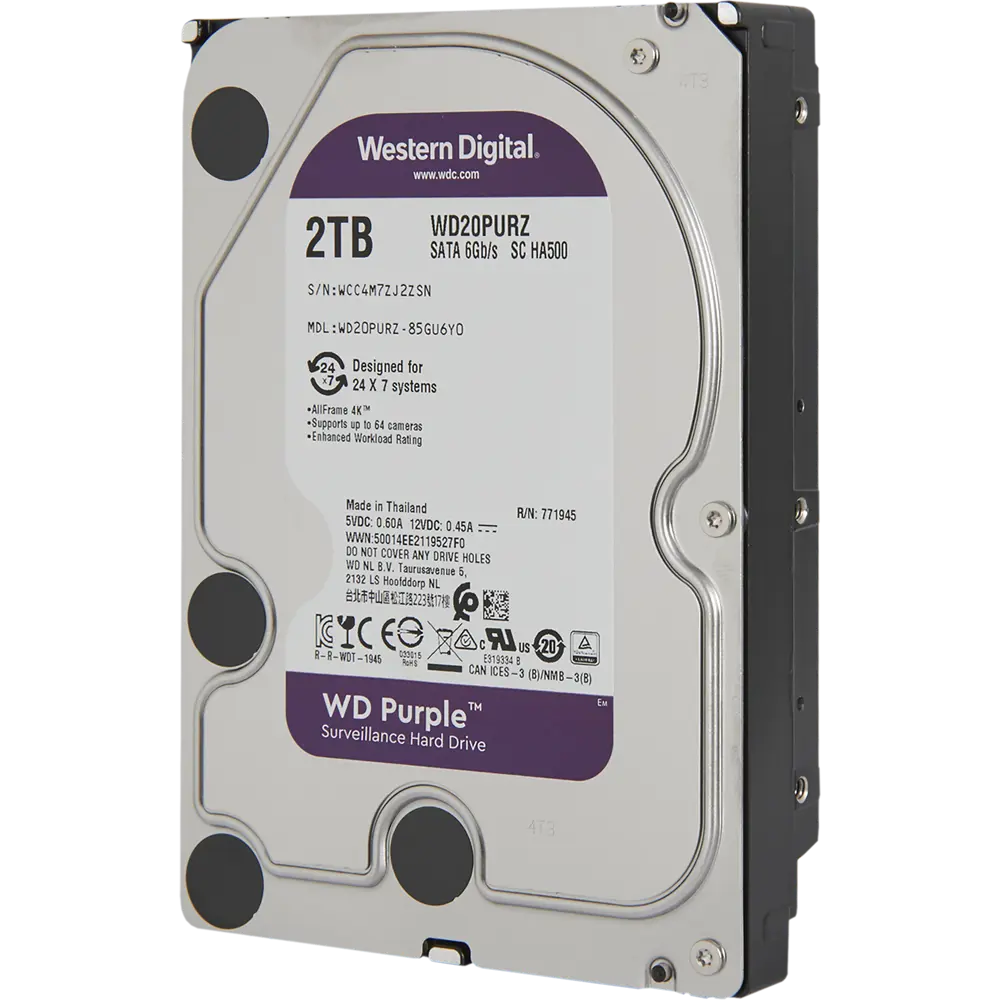 Жесткий диск Western Digital Purple 2TB STLM-2200837