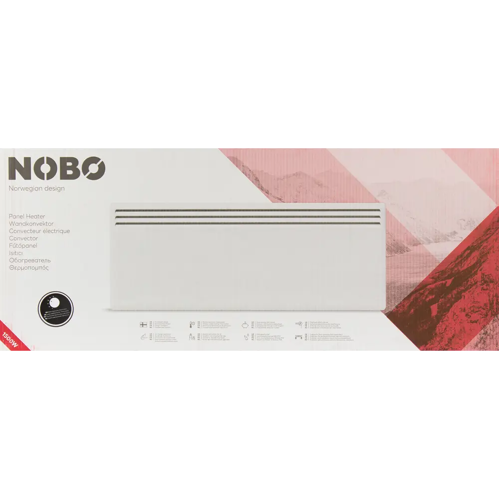 Конвектор электрический Nobo Nordic NFK 4W с электронным термостатом 1500 Вт 82242737 STLM-2078108  - Вид №4