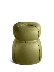 Кожаный мягкий стул