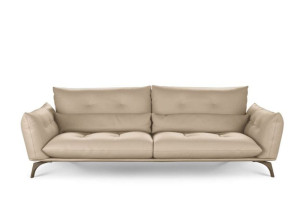 4-местный кожаный диван