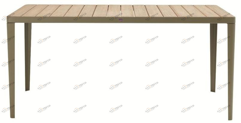Ethimo Прямоугольный садовый стол из тика Laren sun-id-1463541