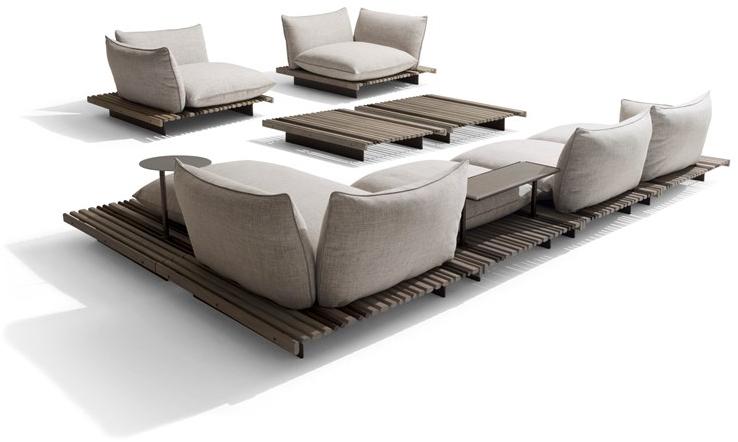 Giorgetti Модульный угловой садовый диван Apsara sun-id-1375759 - Вид №1