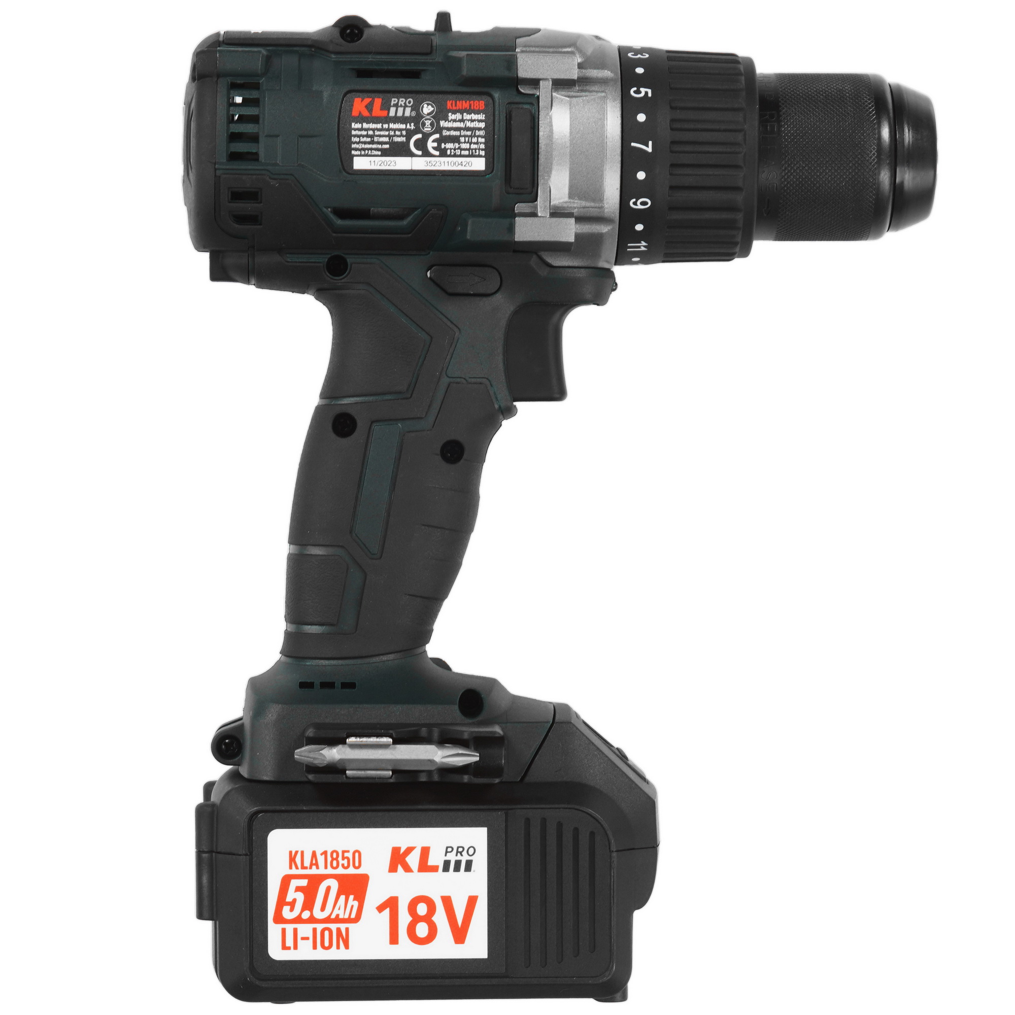 Дрель-шуруповерт KLPRO KLDM18BHX-50 9154017 STDN-0013506 - Вид №2