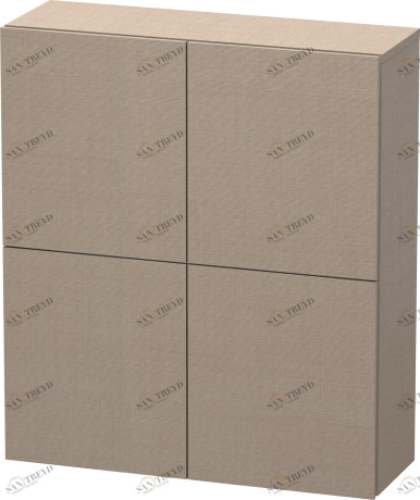 LC116707575 L-Cube Шкаф Лен, декор Duravit