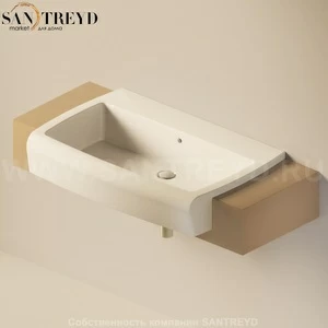 Flaminia UNA Консоль для раковины от 120 до 200 см коричневая UNA90M1.7503