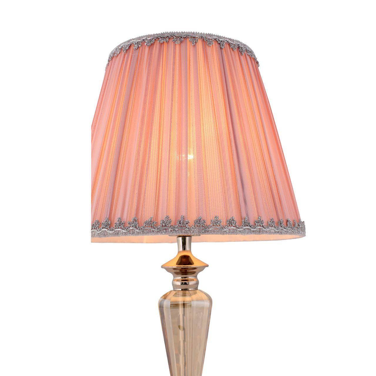 Настольная лампа ST Luce Vezzo SL965.104.01 ST LUCE КЛАССИЧЕСКИЕ 221133 Прозрачный;розовый  - Вид №2