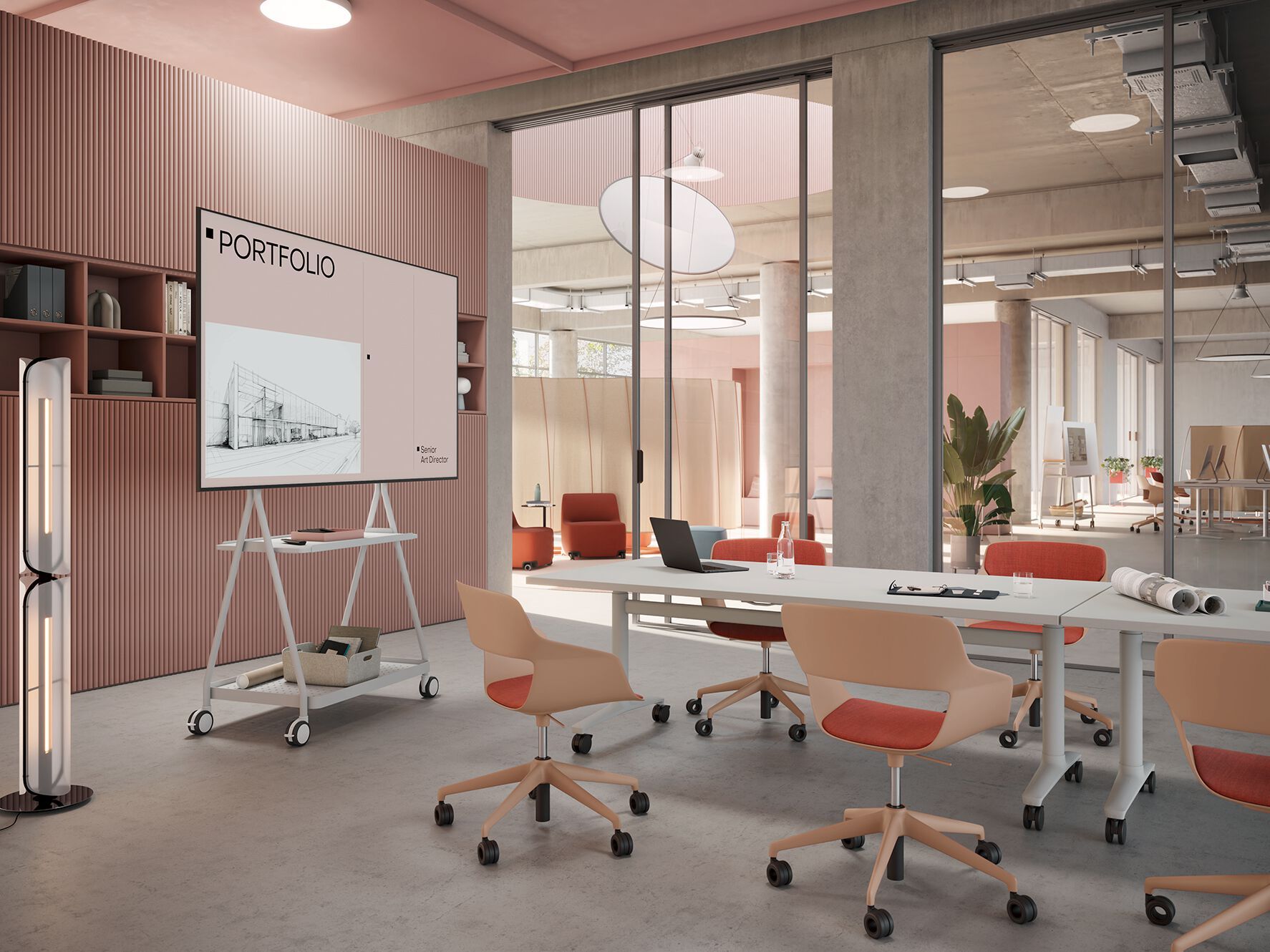 Офисная доска с колесами Brunner доски ARCH-00070312 - Вид №1