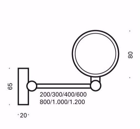 Top Light Настенный светильник из металла Puk wing sun-id-1352951 - Вид №4