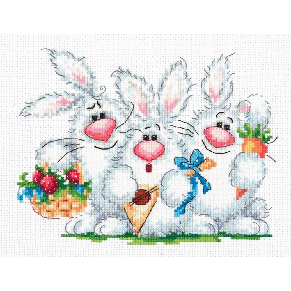 018-88 Любим повеселиться! Набор для вышивания Чудесная Игла 19 х 15 см Чудесная игла 