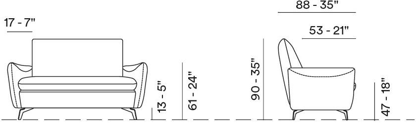 Max Divani Диван из ткани sun-id-1344734 - Вид №6