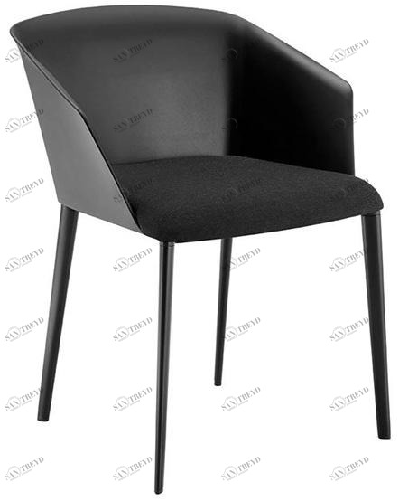 Zanotta Кресло с подлокотниками из полипропилена, стальные ножки Liza sun-id-1469042