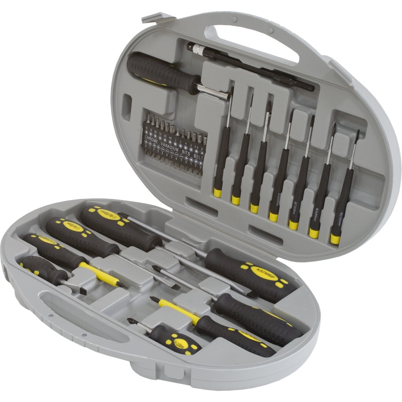 48770 Калибр Набор отверток универсальный НОУ-42 