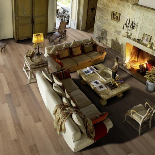 Паркетная доска Kahrs Дуб Дым костра 2600200432 - Вид №7