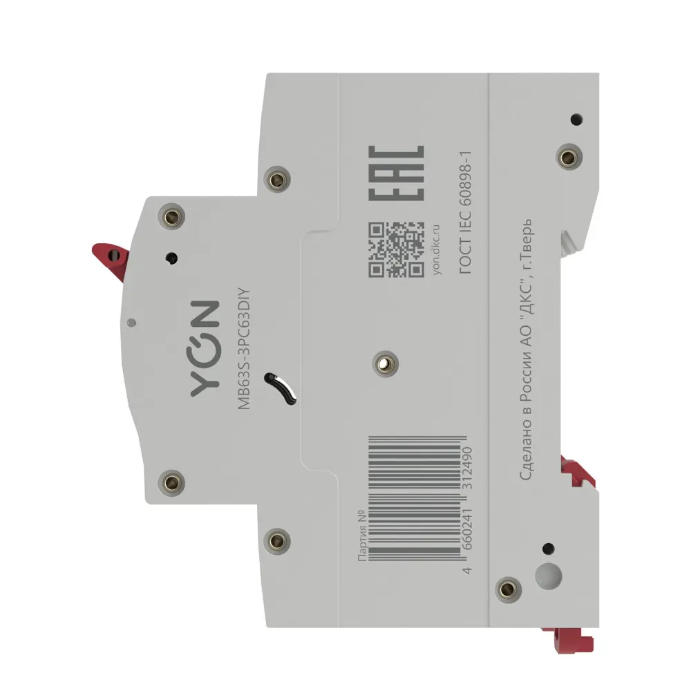 Автоматический выключатель DKC Yon 3P C63 А 4.5 кА STLM-2096534 - Вид №2