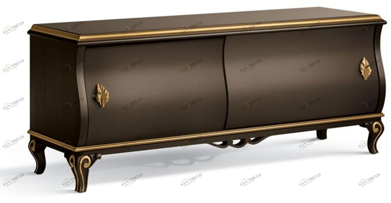 Carpanese Home Деревянная тумба под телевизор с раздвижными дверцами Heritage 5016