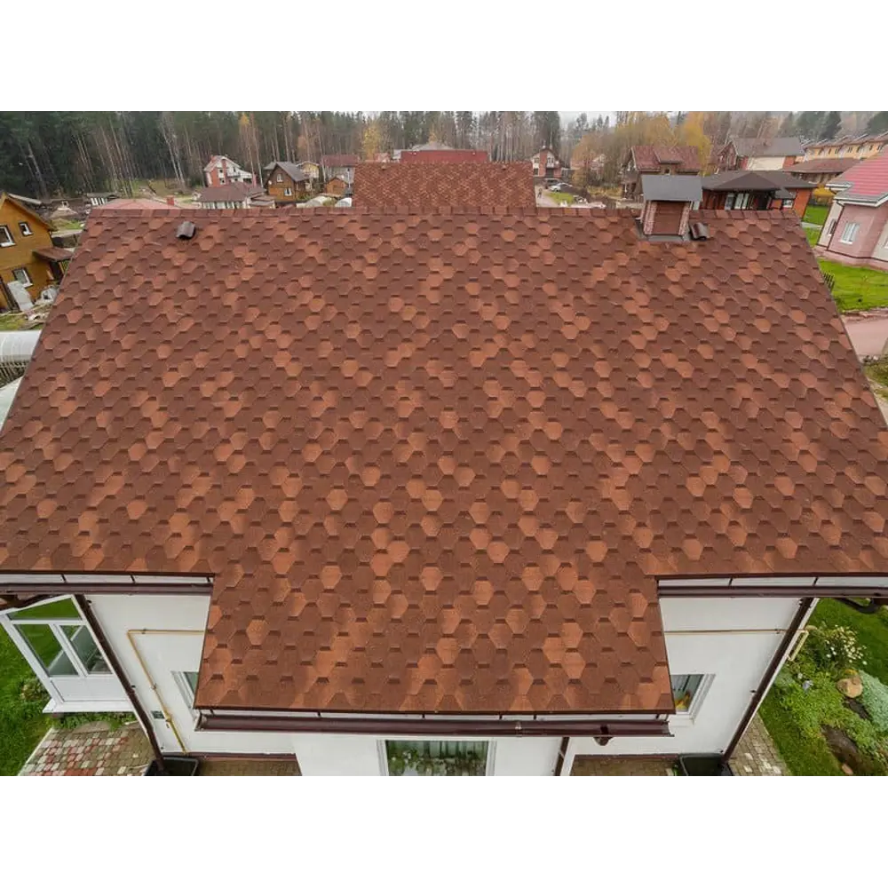 Черепица гибкая Shinglass Классик Кадриль оникс 3 м² ТЕХНОНИКОЛЬ STLM-2124426 - Вид №7