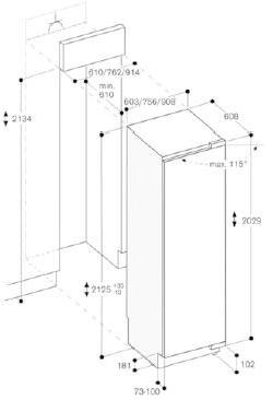 Gaggenau Холодильник класса а ++ Serie 400 Rc462304 - Вид №2