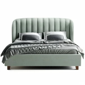 Кровать большая 200х200 TULIP зеленая THE IDEA ДИЗАЙНЕРСКИЕ 210659 Зеленый