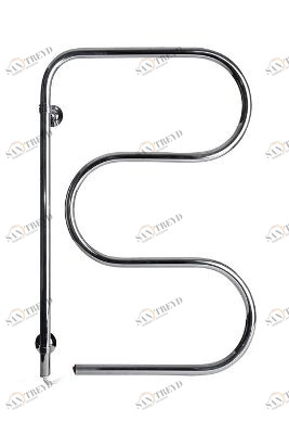 Полотенцесушитель электрический ТЕРА F-образный 420х500 (ПСН-04-01) с кронш. 50Вт 219112