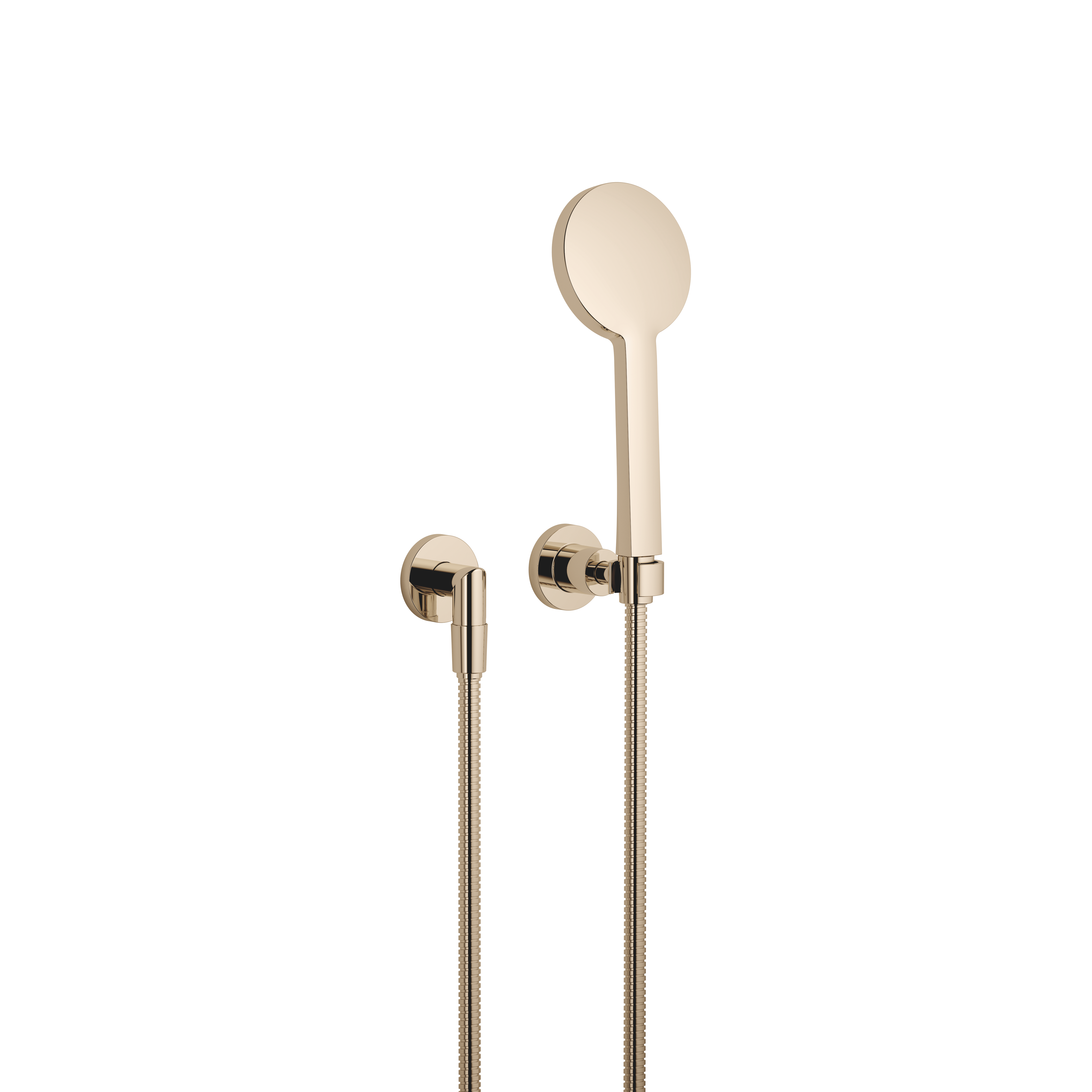 ТАРА Набор для ручного душа с отдельными розетками - Шампанское (Золото 22 карата) DornBracht Tara 27803892-47