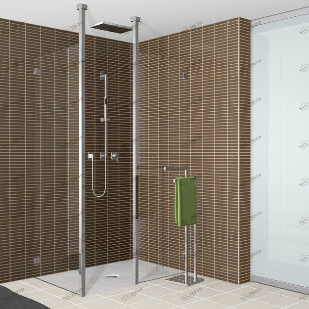 C2L4 Collection 2 Life Collection душевая с потолочной опорой стенка Duscholux 45650