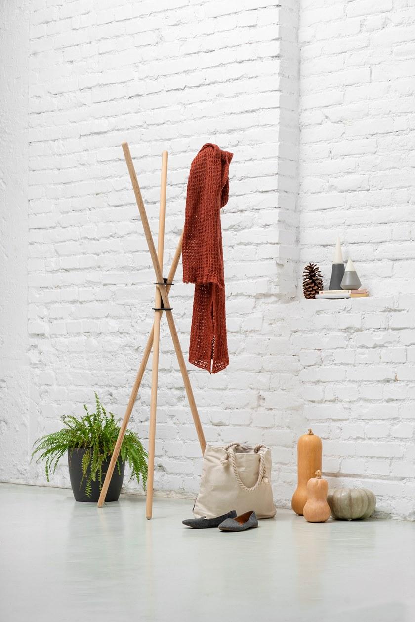 Askia Вешалка для пальто из сосны  3.hd11.ah  - Вид №2