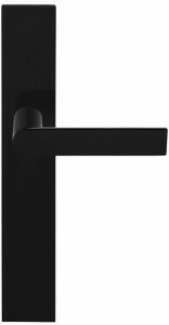 Formani Стальная ручка на черной матовой ПВХ пластине Arc