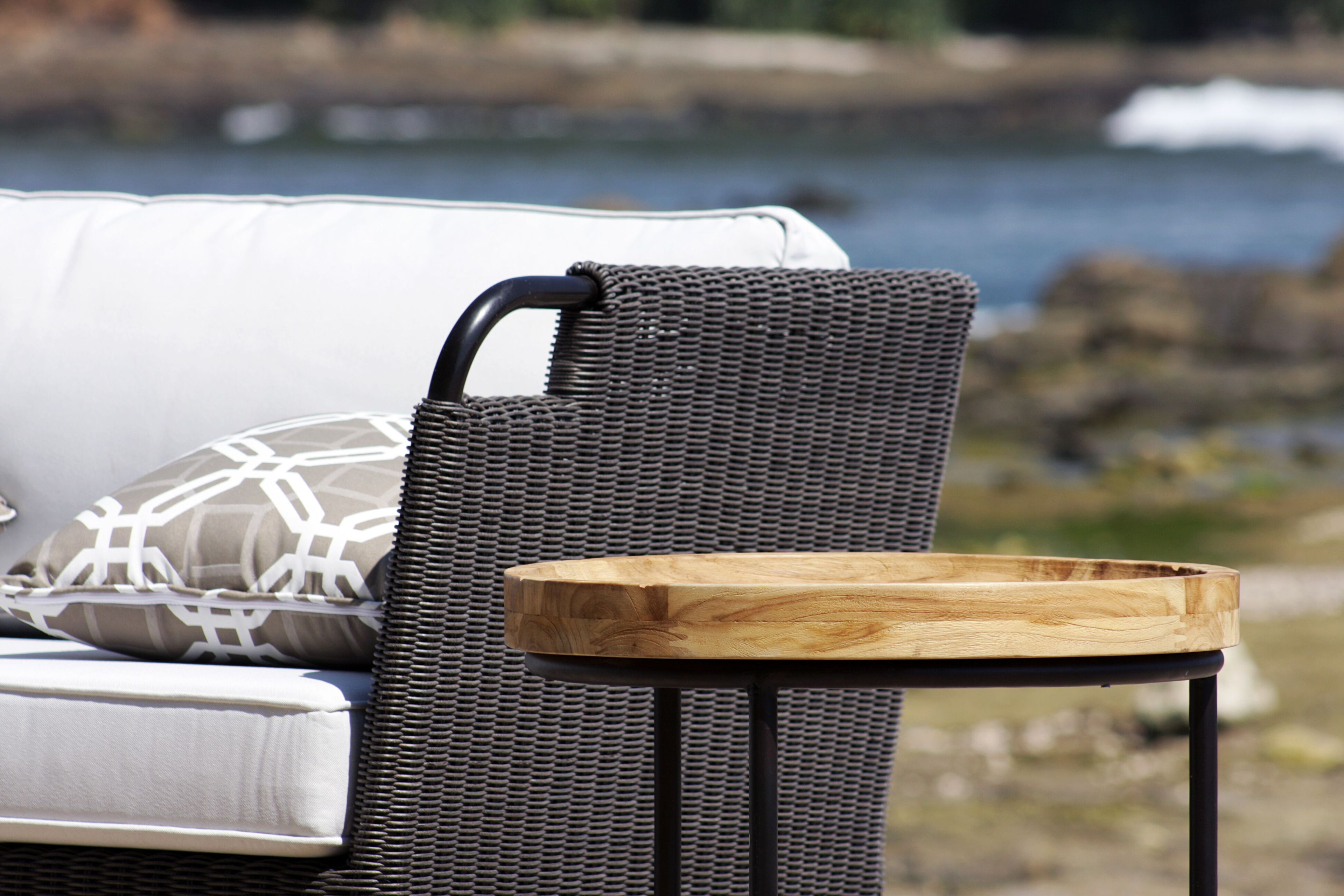 Круглый стол из тикового дерева cbdesign Island ARCH-00094412 - Вид №5