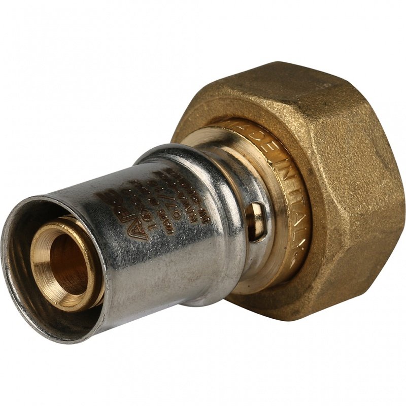 Муфта с накидной гайкой STOUT 16х3/4" под пресс SFP0016003416 - Вид №1