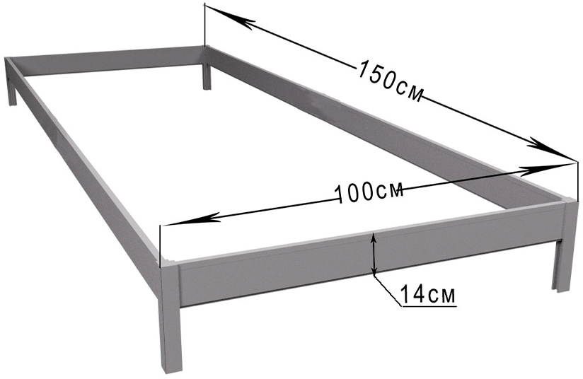Грядка ПВХ 1,5 х 1 м, высота 14 см ГеоПластБорд