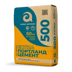 Цемент АЗИЯ ЦЕМENT M500 50 кг - высокопрочный строительный материал 85606184