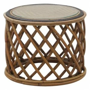 Il Giardino di Legno Круглый журнальный столик из ротанга Alice Alic0476