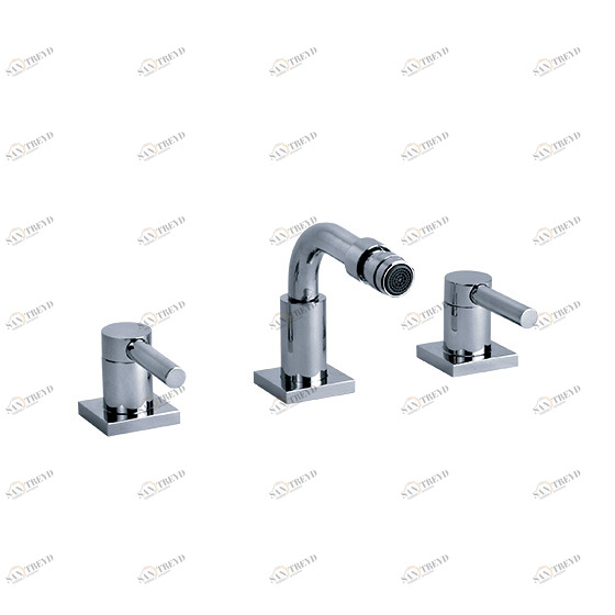 Смеситель для биде на три отверстия ½" JOERGER Charleston Square 634.30.100.000