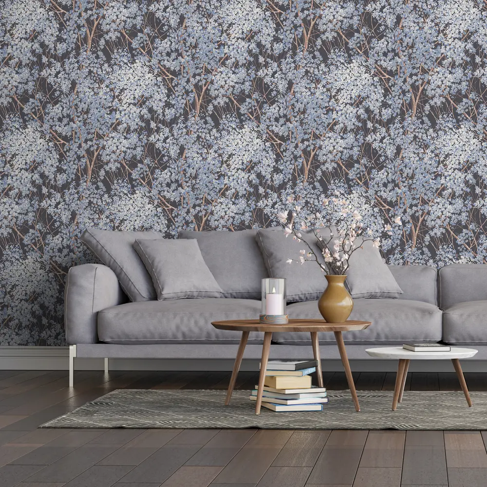 Обои флизелиновые Diamond Yuka черные 1.06 м DI5051-20 STLM-2192155 - Вид №2