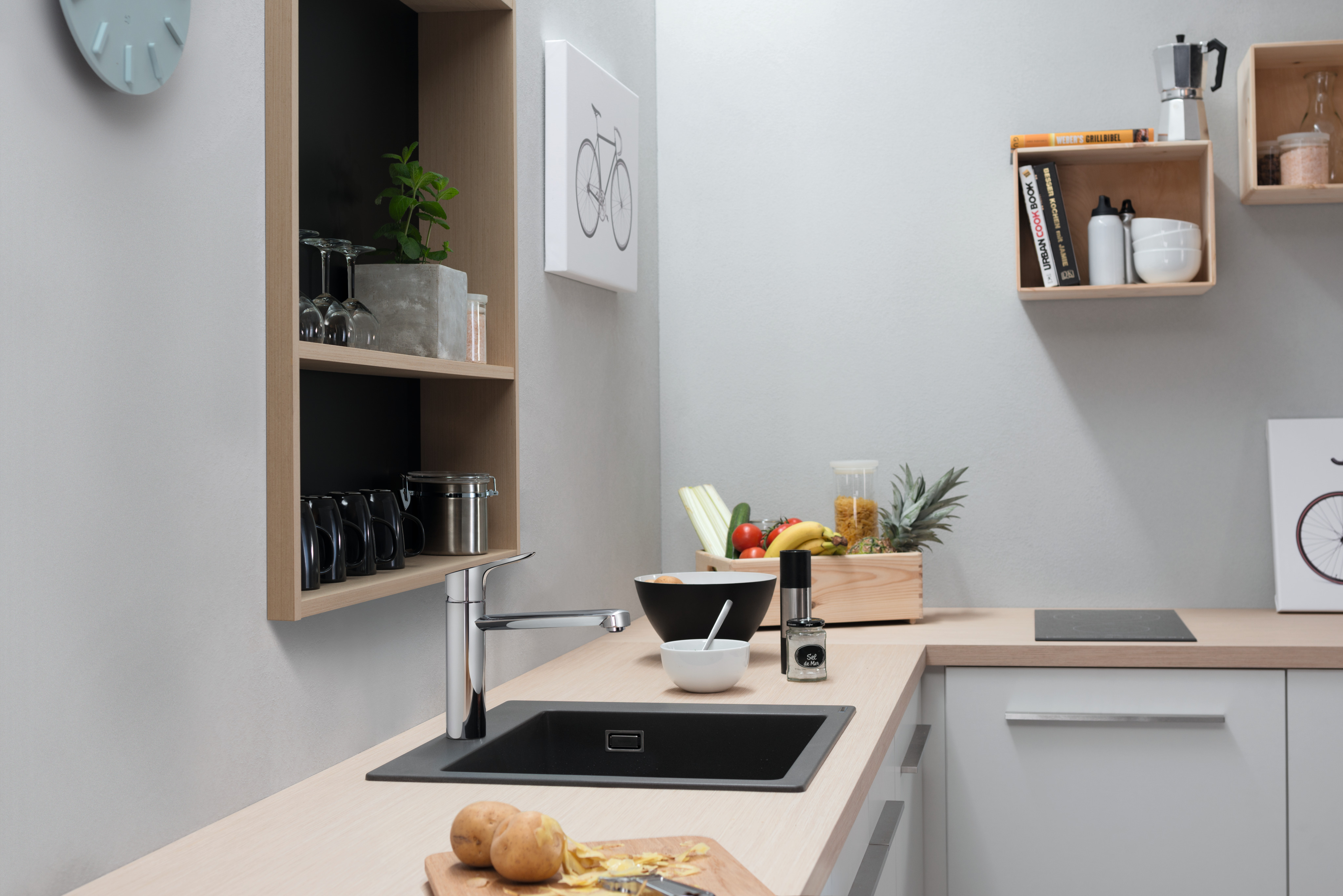 40961000 F16 Доска разделочная дуб Hansgrohe  - Вид №8