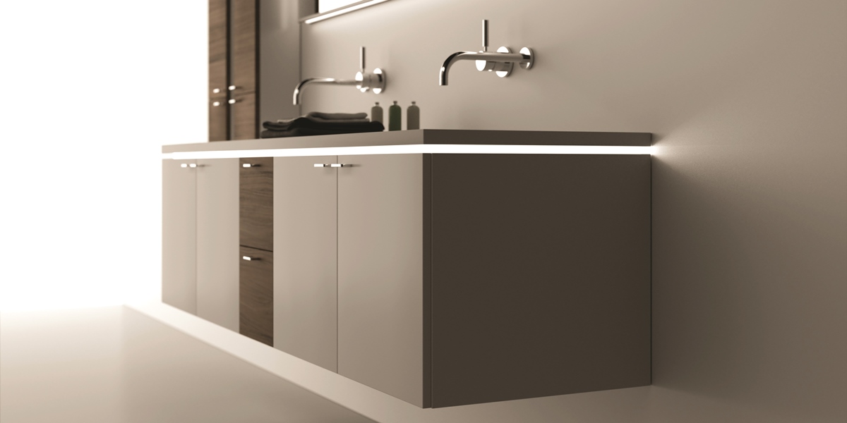 PLE09200 Накладная раковина на столешницу  овальная MOMA Design PIANOLUCE LED - Вид №2