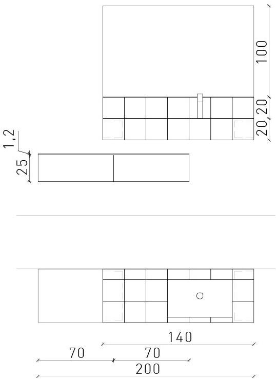 Archeda Тумба под умывальник из дерева подвесная одинарная Decò Deco sun-id-1402728 - Вид №4