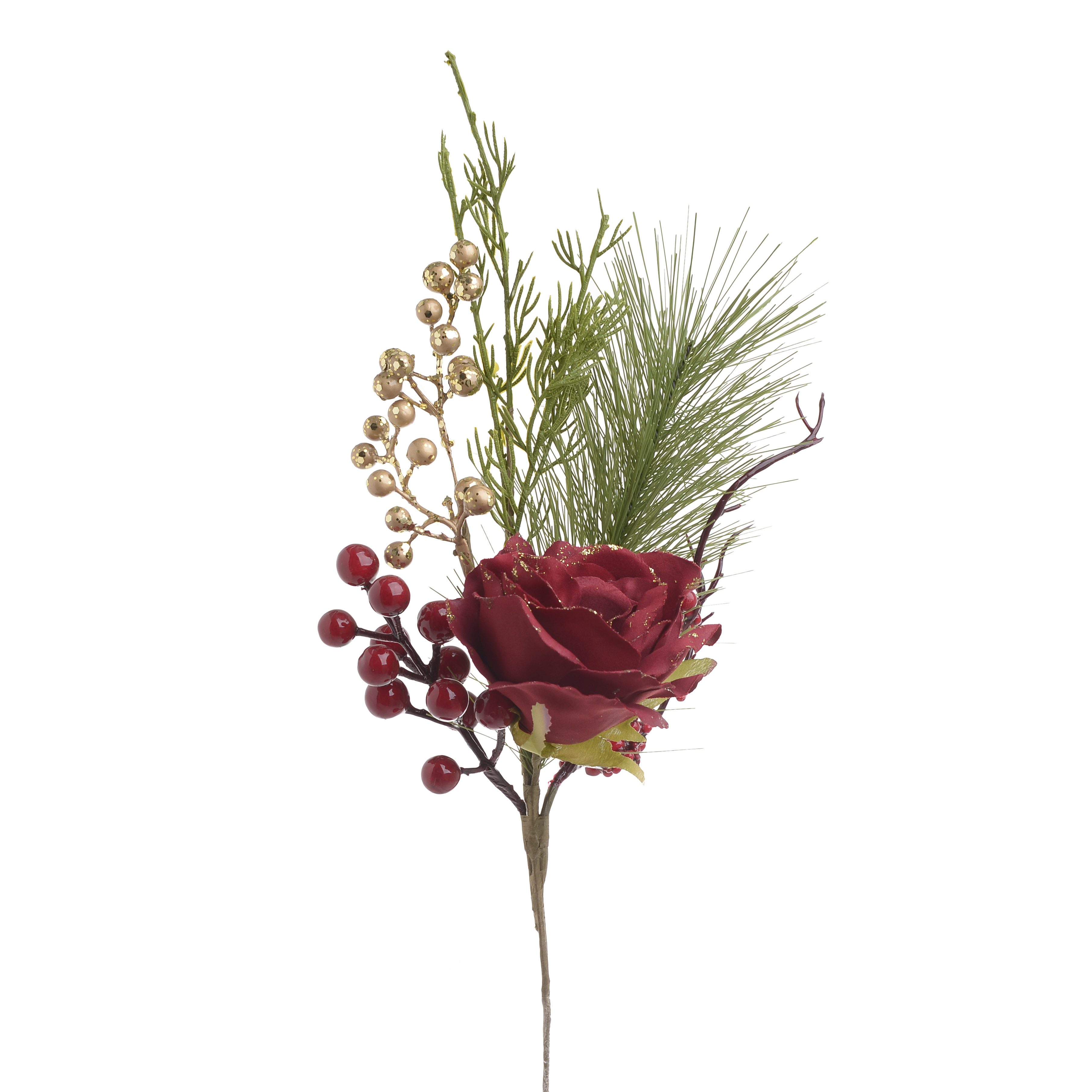 2885083.0077 КОМПОЗИЦИЯ ИЗ ИСКУССТВЕННЫХ ЦВЕТОВ НГ TO4ROOMS  - Вид №1