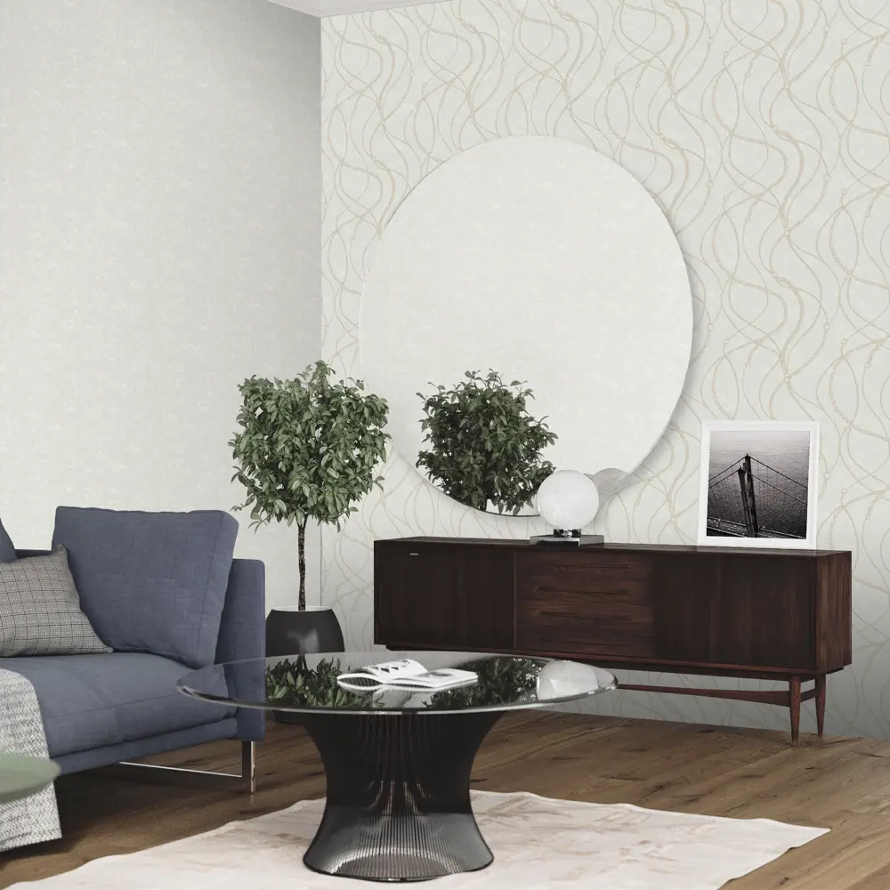 Обои флизелиновые Euro Decor Polo зеленые 1.06 м ED7133-10 88479155 STLM-2021031 - Вид №3