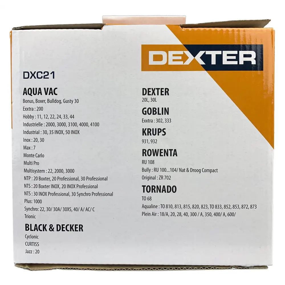 Фильтр Dexter DXC21, для пылесосов Dexter 14105647 STLM-2170008  - Вид №7